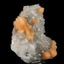 Apophyllite with Stilbite Dual Side Natural Mineral Specimen - image 3