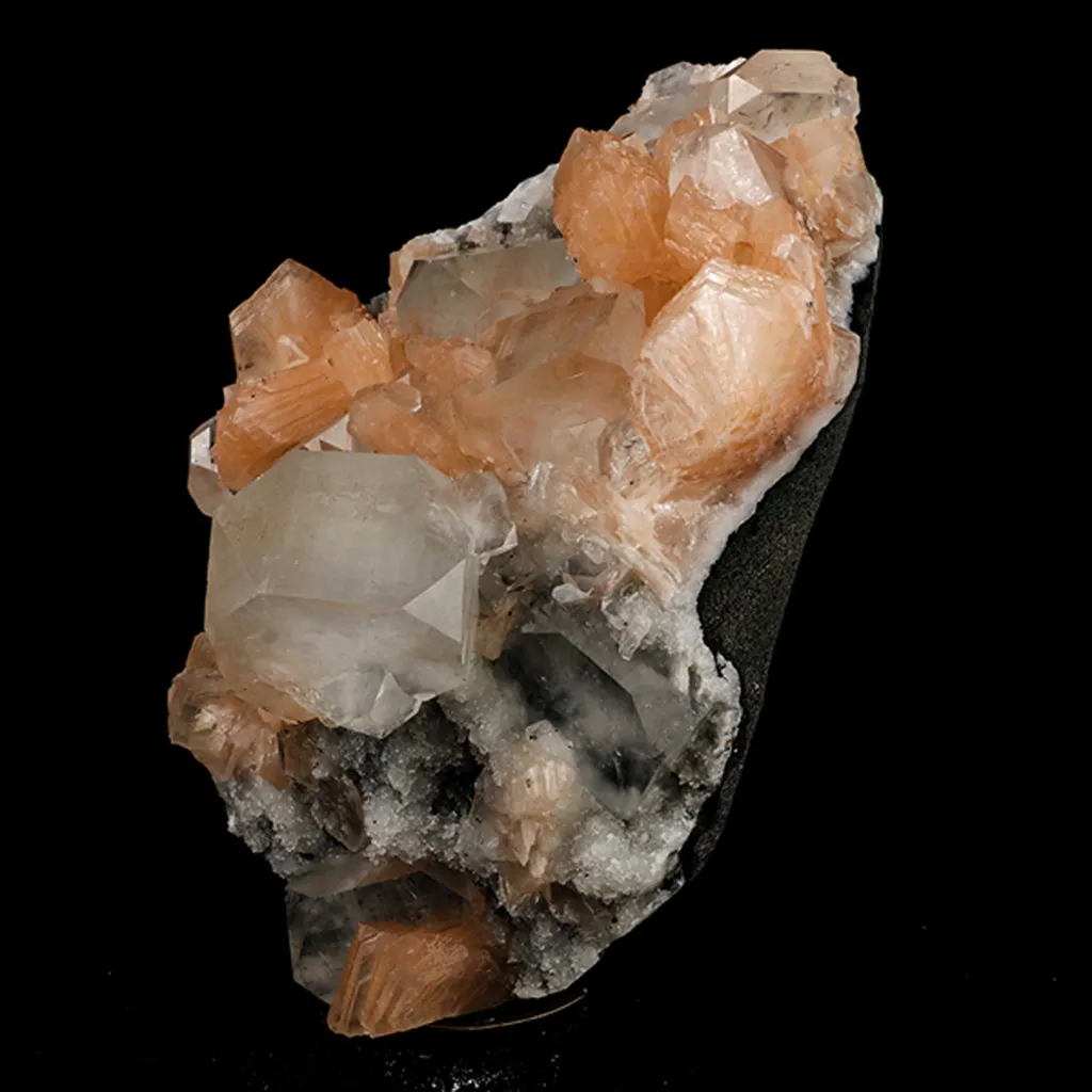 Apophyllite with Stilbite Natural Mineral Specimen - image 2