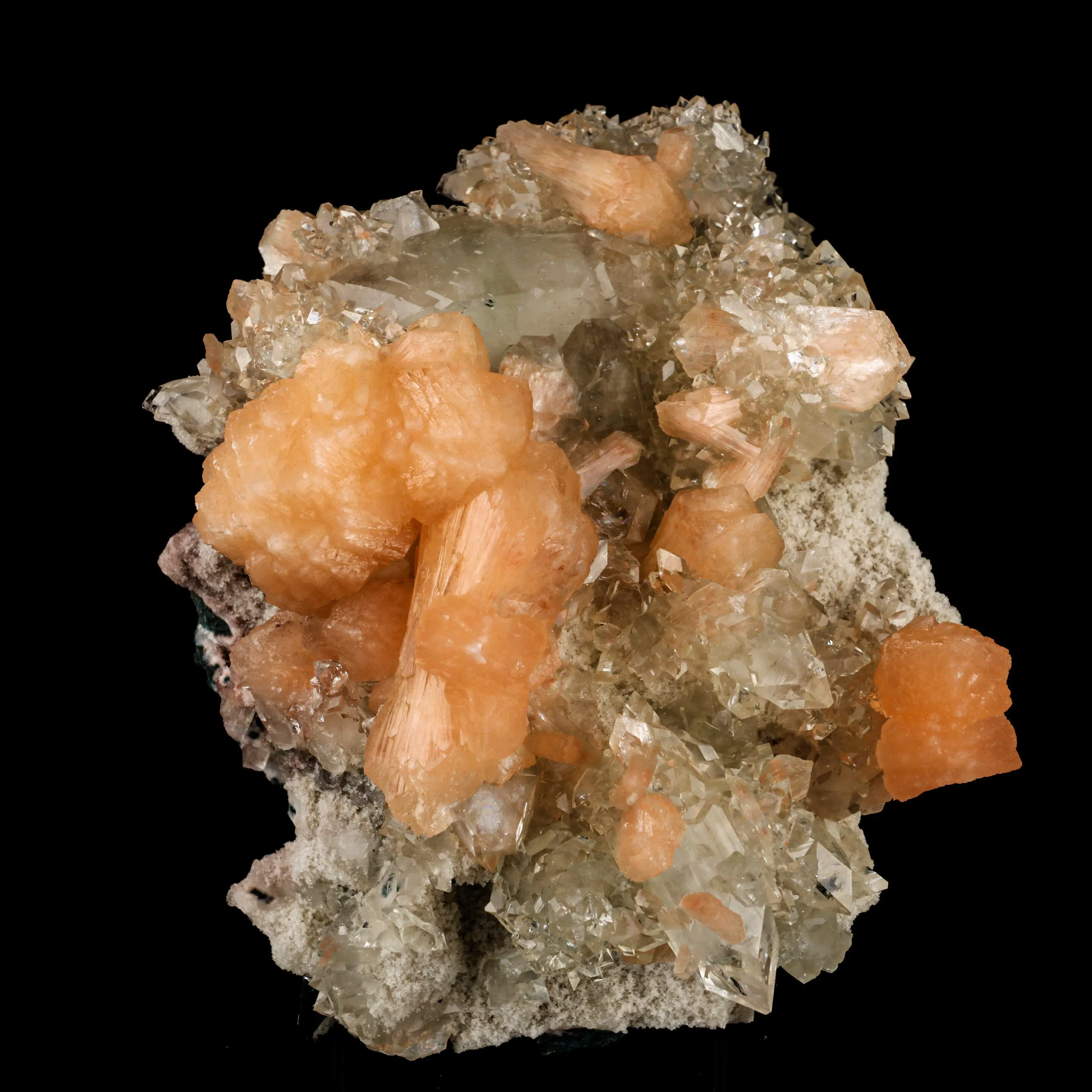 Apophyllite with Stilbite Natural Mineral Specimen - image 1