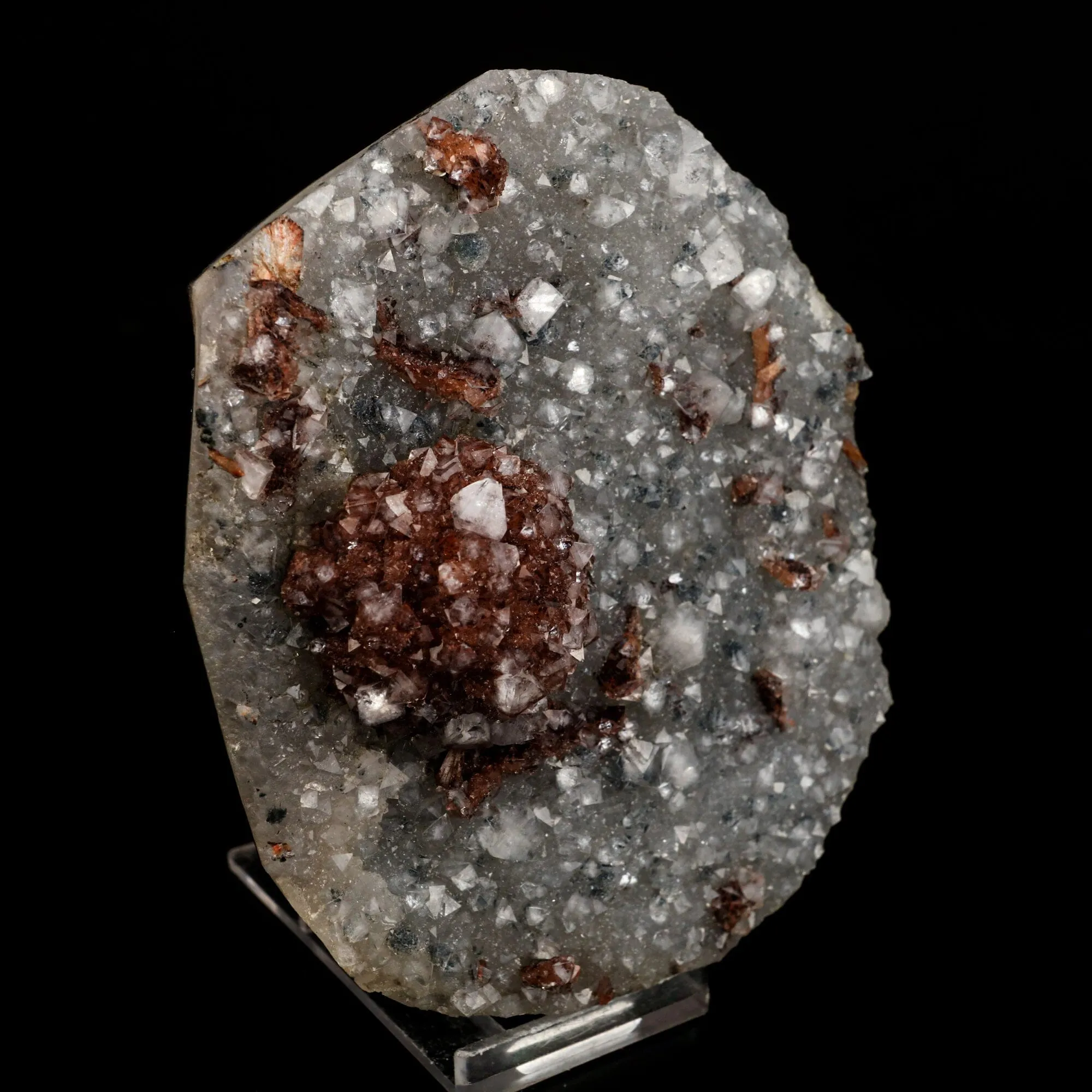 Apophyllite with Stilbite Natural Mineral Specimen - image 3