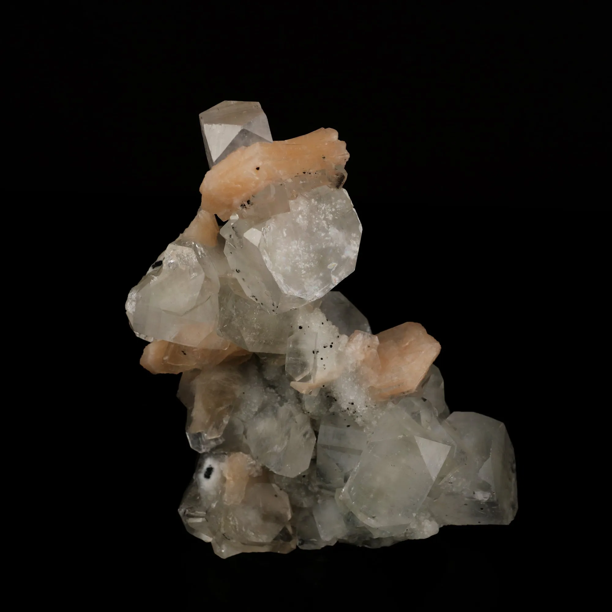 Apophyllite with Stilbite Natural Mineral Specimen - image 1