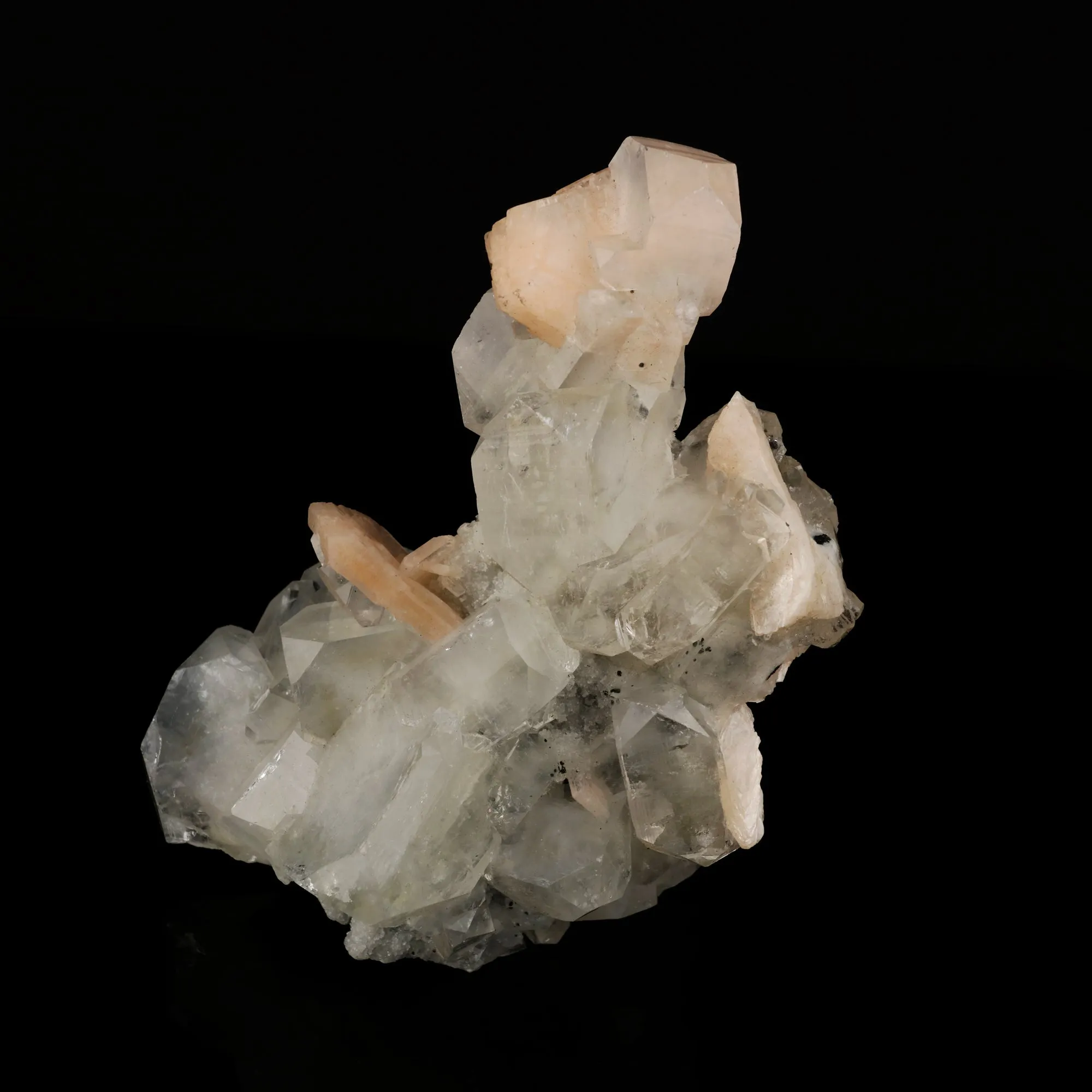 Apophyllite with Stilbite Natural Mineral Specimen - image 4
