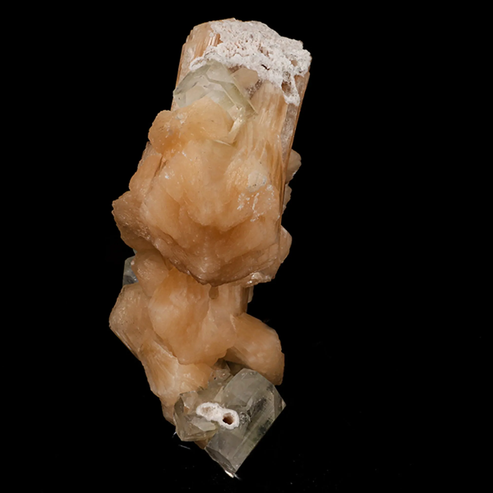 Apophyllite with Stilbite Natural Mineral Specimen - image 4