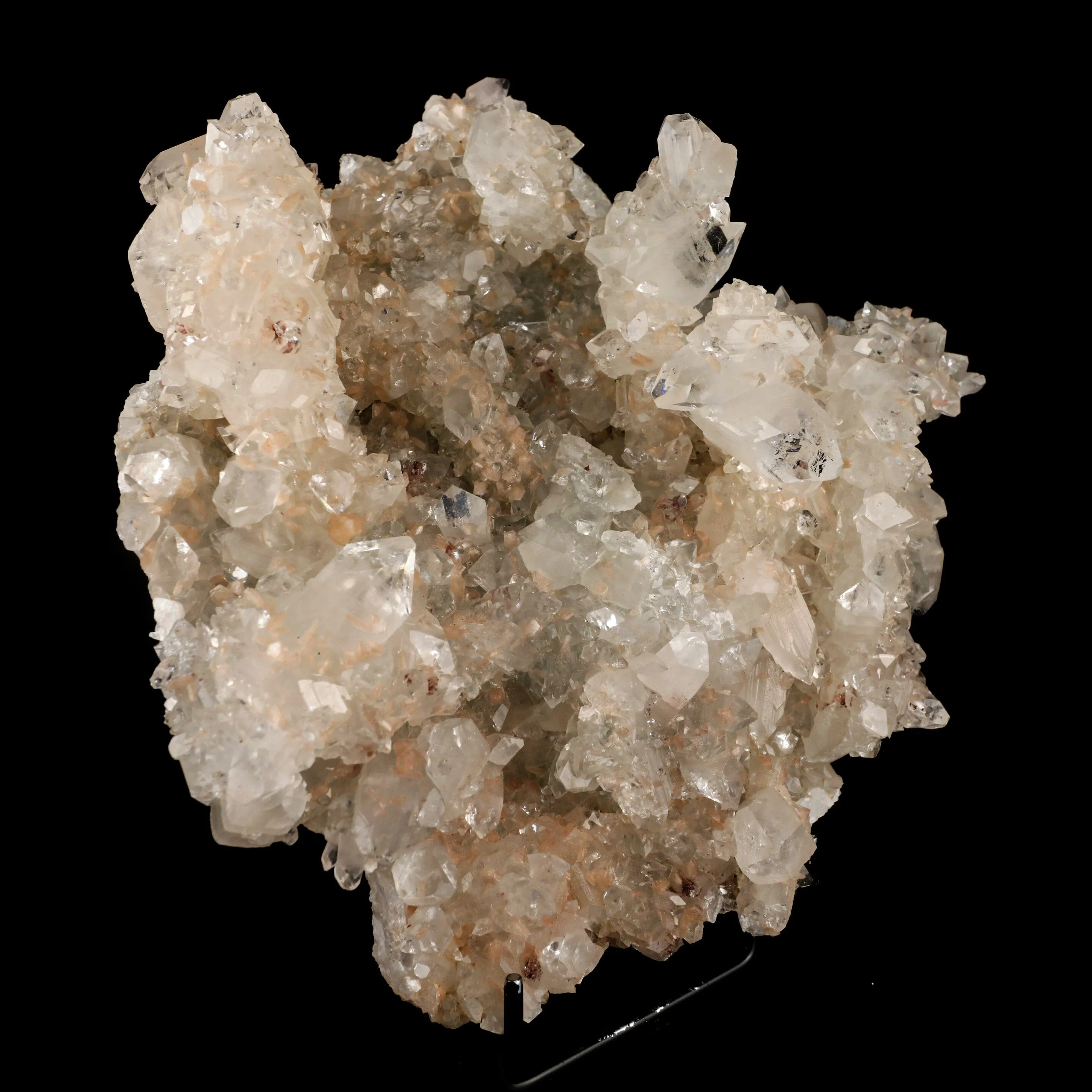 Apophyllite with Stilbite Natural Mineral Specimen - image 3