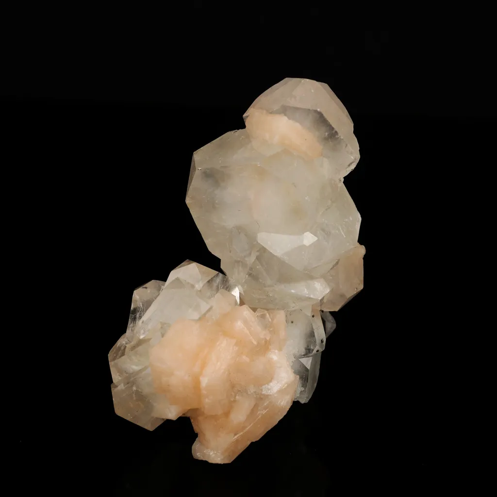 Apophyllite with Stilbite Natural Mineral Specimen image