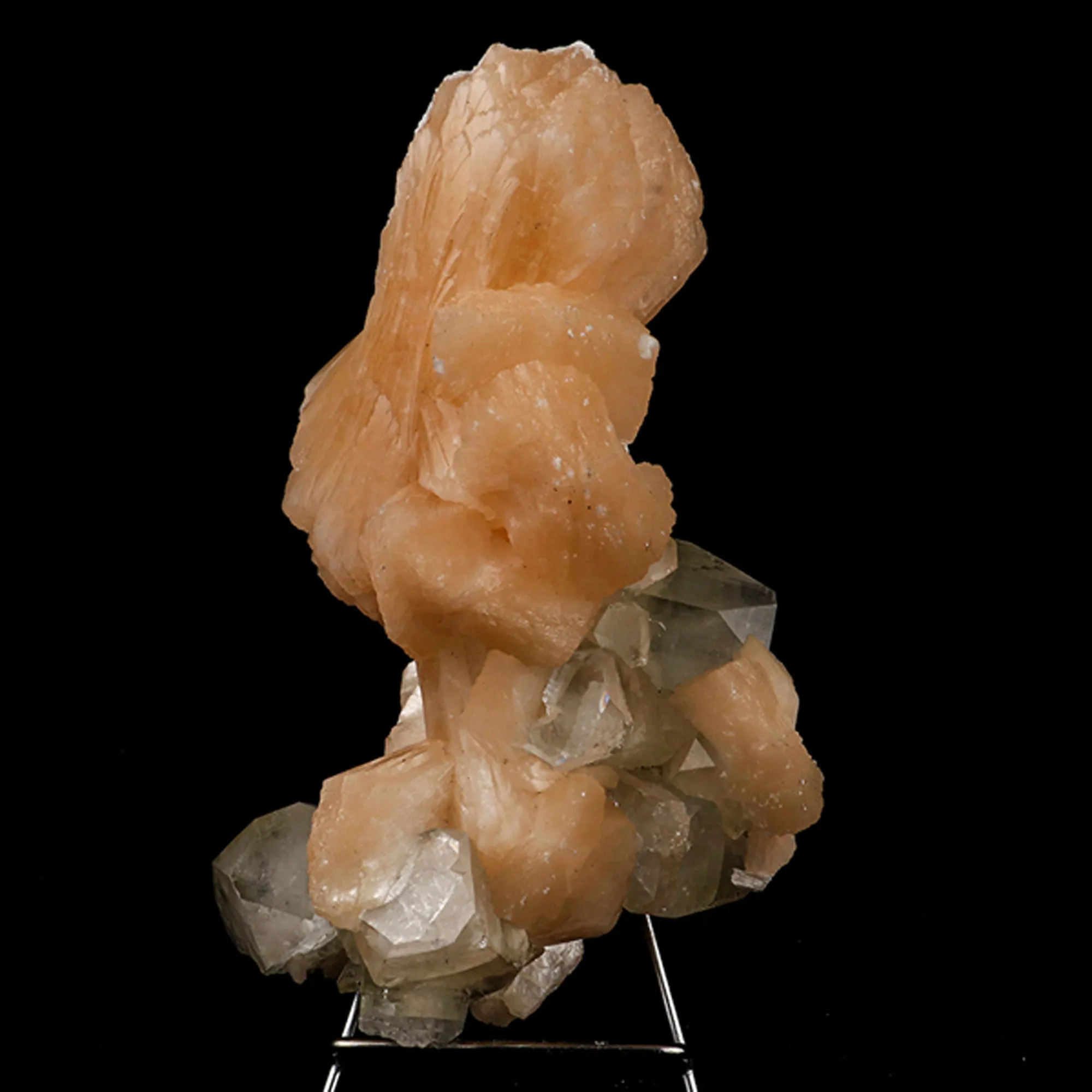 Apophyllite with Stilbite Natural Mineral Specimen - image 5