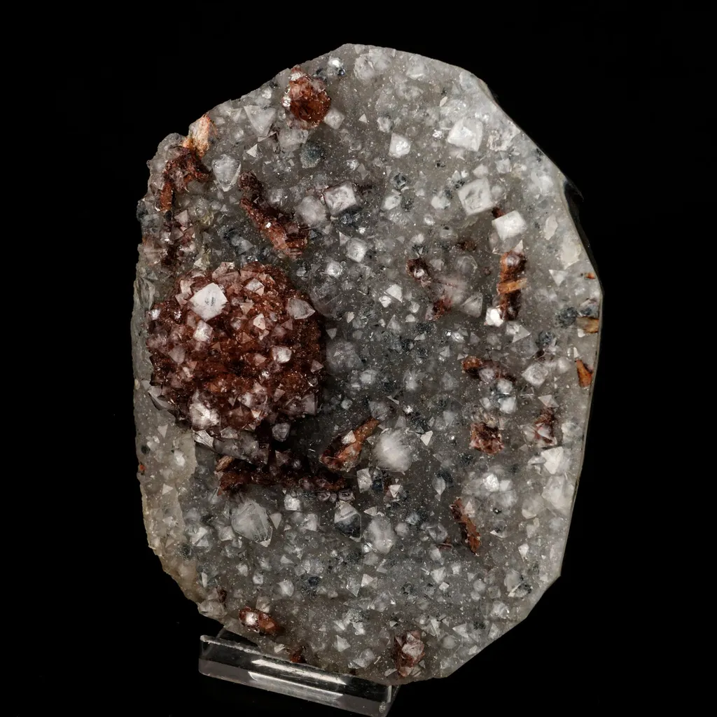 Apophyllite with Stilbite Natural Mineral Specimen - image 2