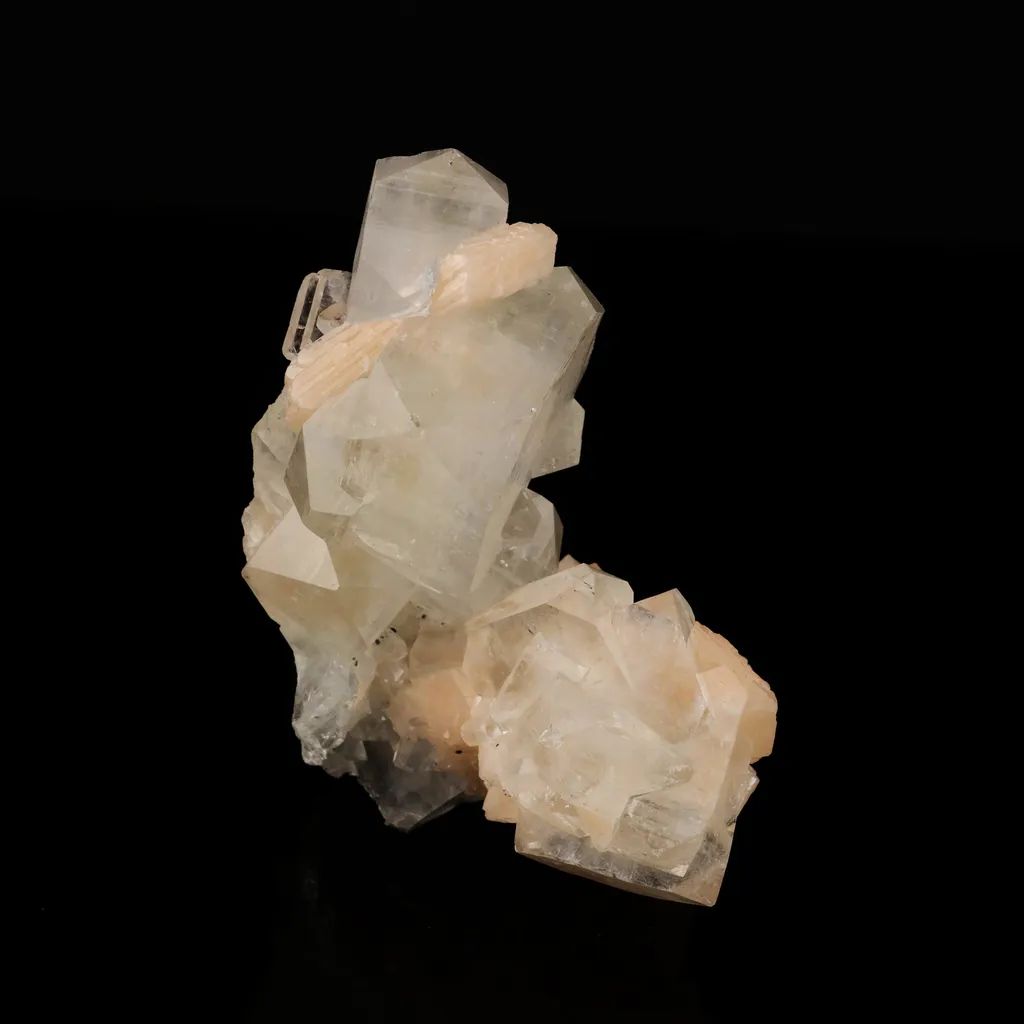 Apophyllite with Stilbite Natural Mineral Specimen - image 2