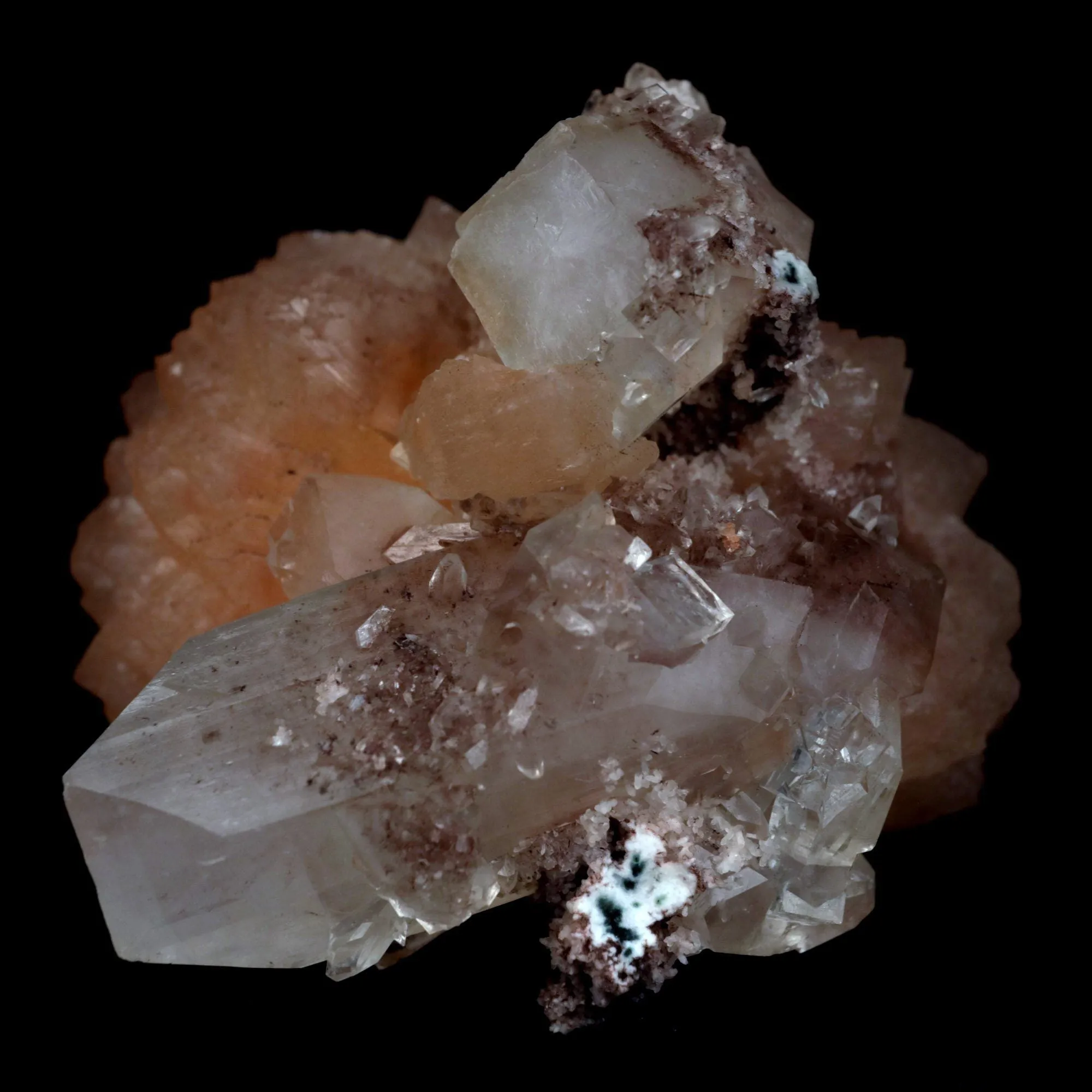 Apophyllite With Stilbite Perfect Bow-Tie formation Natural Mineral Specimen - image 5