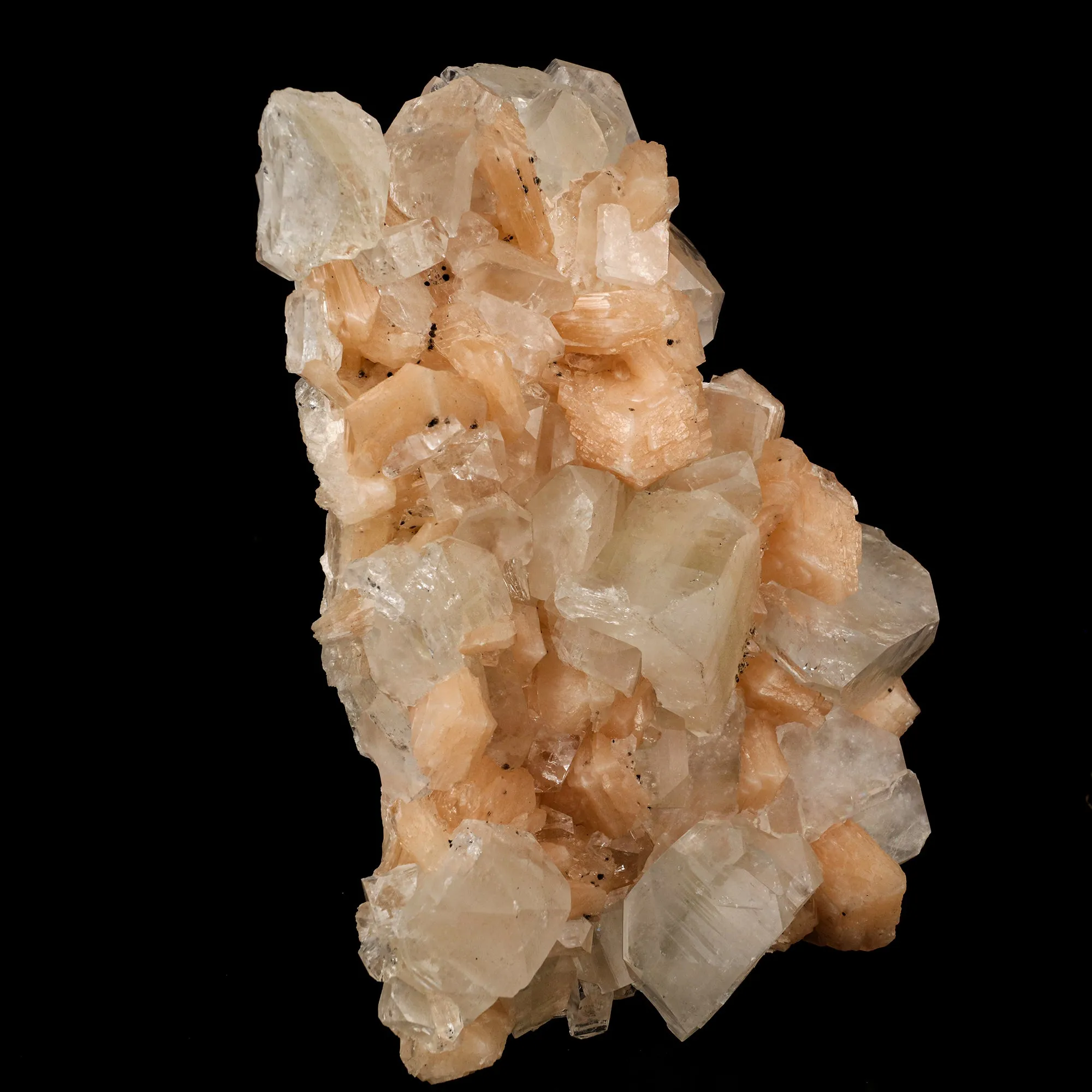 Apophyllite with Stilbite Self Standing Natural Mineral Specimen - image 3