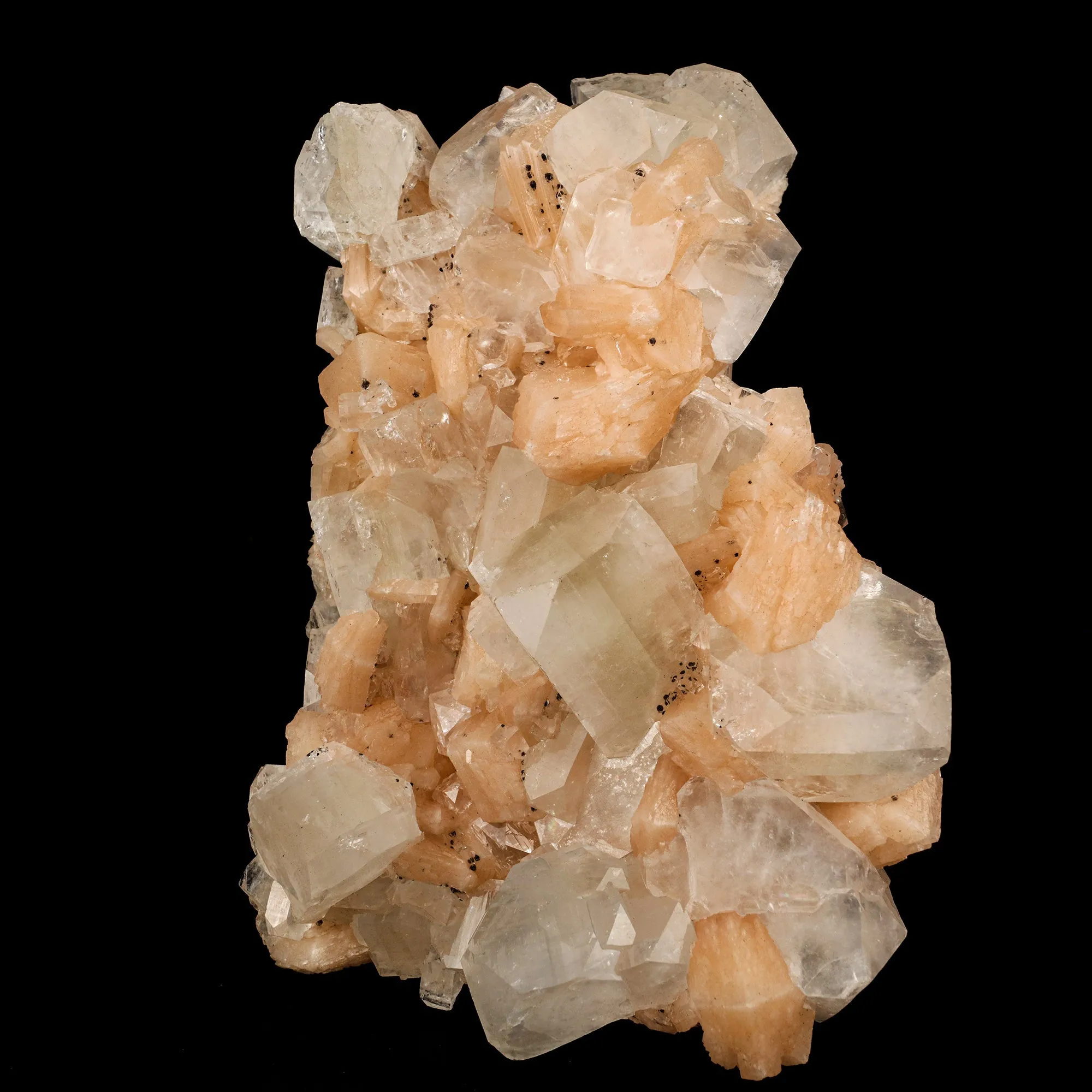 Apophyllite with Stilbite Self Standing Natural Mineral Specimen - image 2