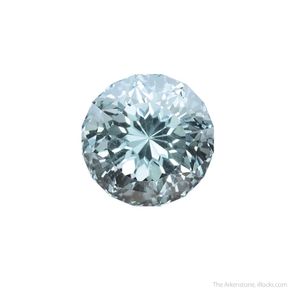 Aquamarine (3 piece rough and cut set) - image 2