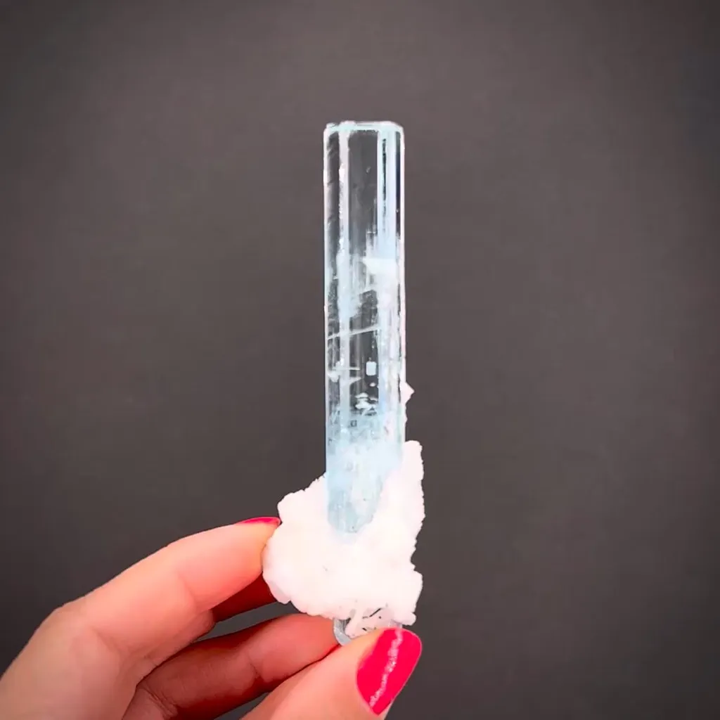 Aquamarine and Albite image