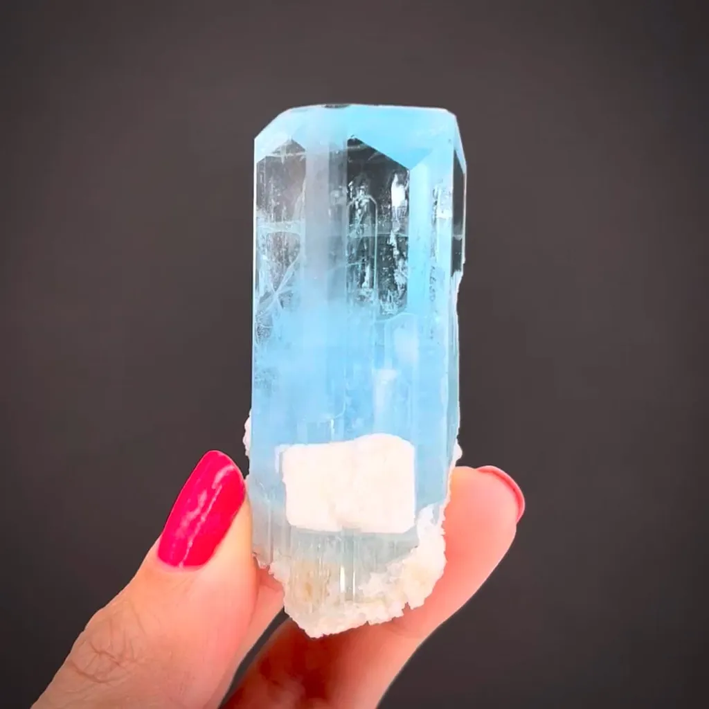 Aquamarine and Albite image