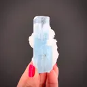 Aquamarine and Cleavelandite - image 1