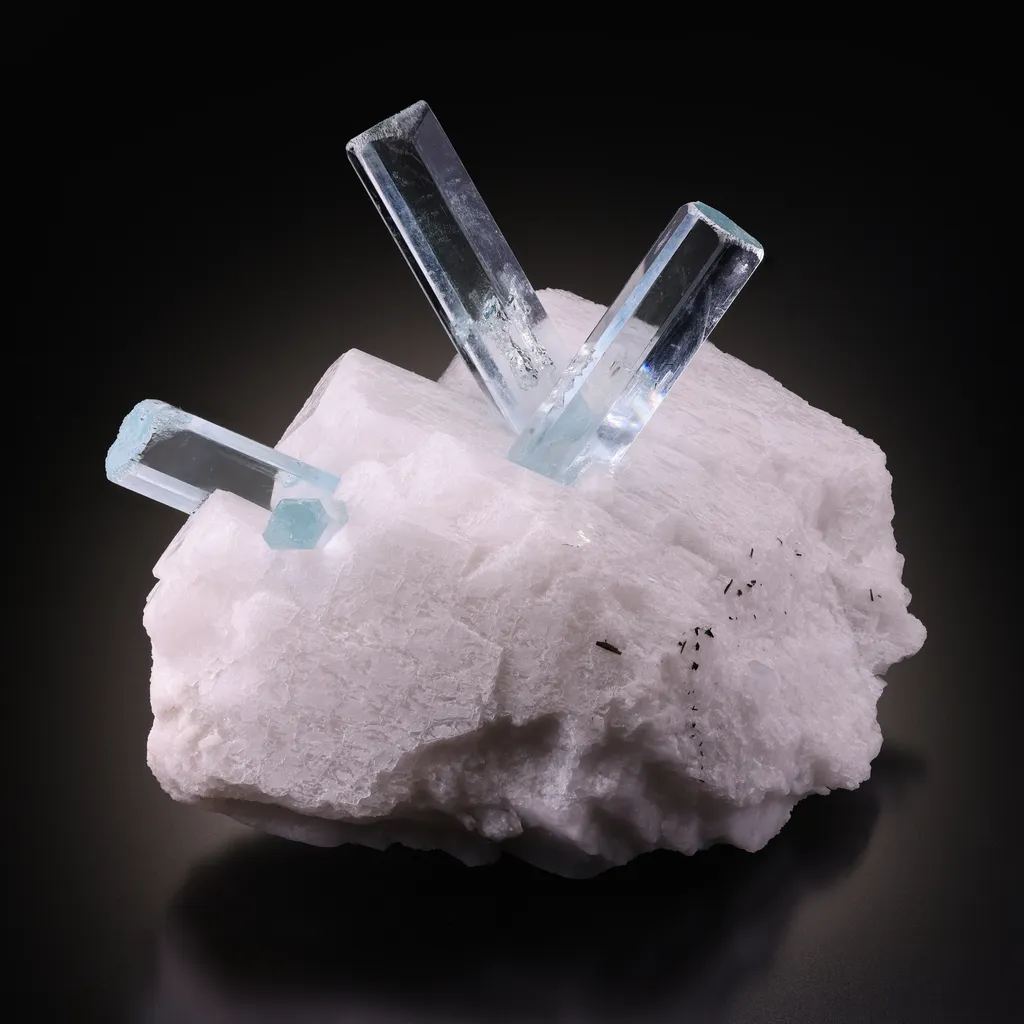 Aquamarine and Feldspar image
