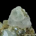 Aquamarine and Fluorite on Muscovite - image 6