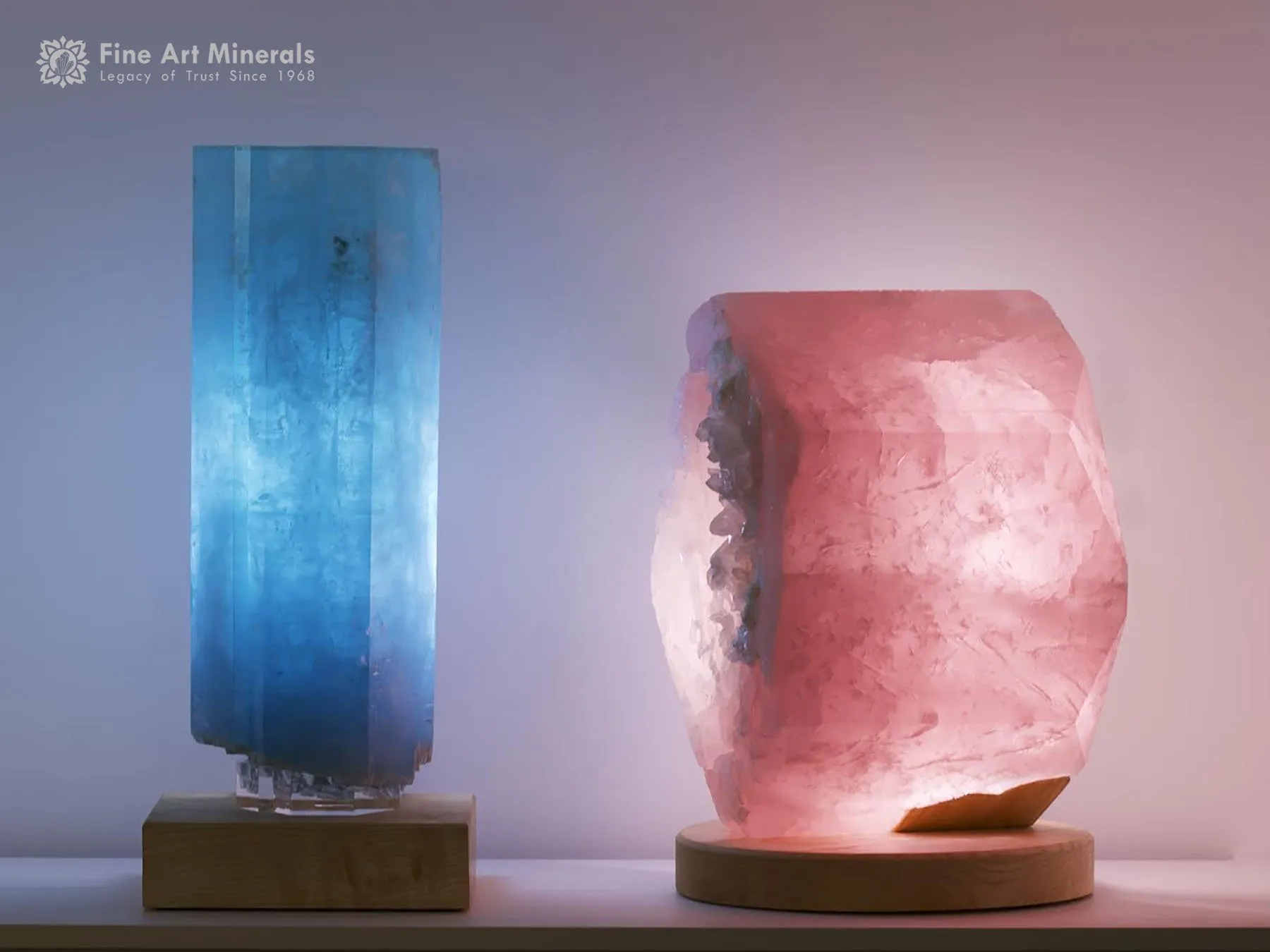 Aquamarine and Morganite Pair from Pakistan - image 2
