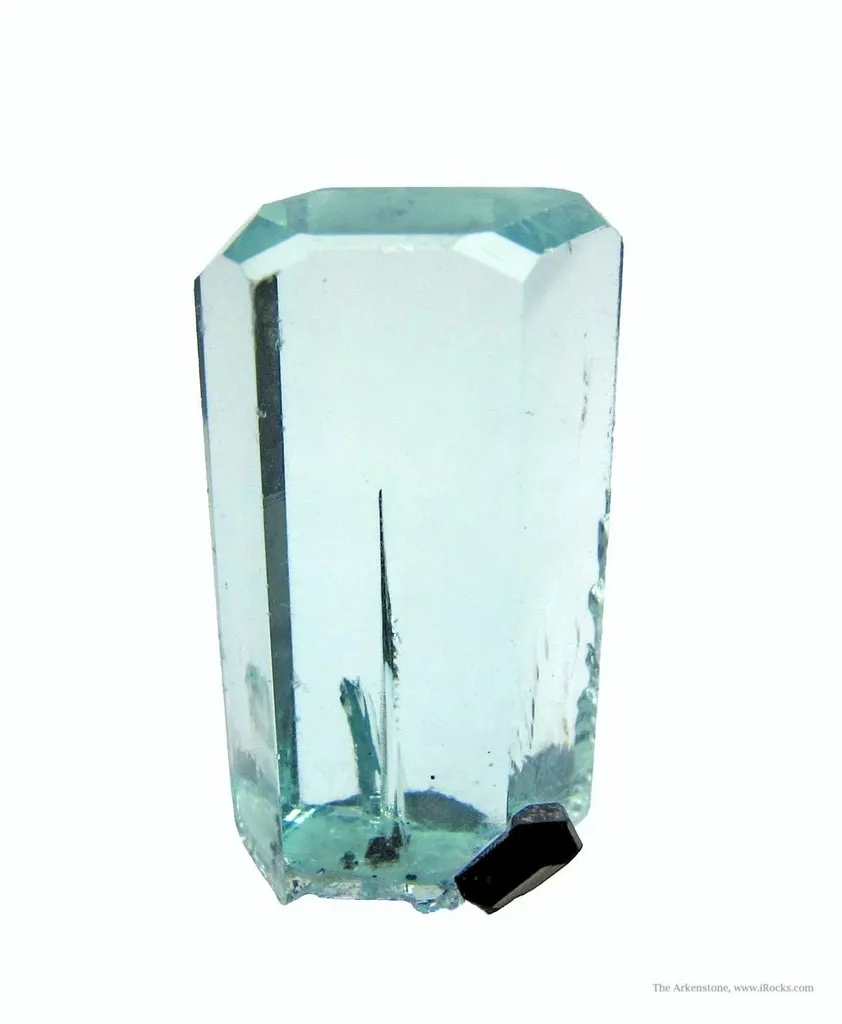 Aquamarine and Schorl image