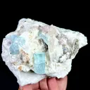 Aquamarine, Apatite, Quartz And Mica On Feldspar From Pakistan - image 4