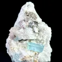 Aquamarine, Apatite, Quartz And Mica On Feldspar From Pakistan - image 1