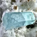 Aquamarine, Apatite, Quartz And Mica On Feldspar From Pakistan - image 9