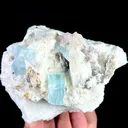 Aquamarine, Apatite, Quartz And Mica On Feldspar From Pakistan - image 8