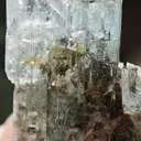 Aquamarine (Beryl) from Erongo, Namibia. Highly aesthetic, sky-blue, Aquamarine crystals showing sharp vertical high vitreous luster. - image 6