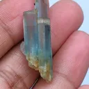 Aquamarine Beryl with Quartz Crystal - image 7