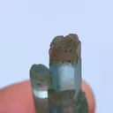 Aquamarine Beryl with Quartz Crystal - image 6