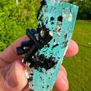 Aquamarine combined tourmaline mica - image 3
