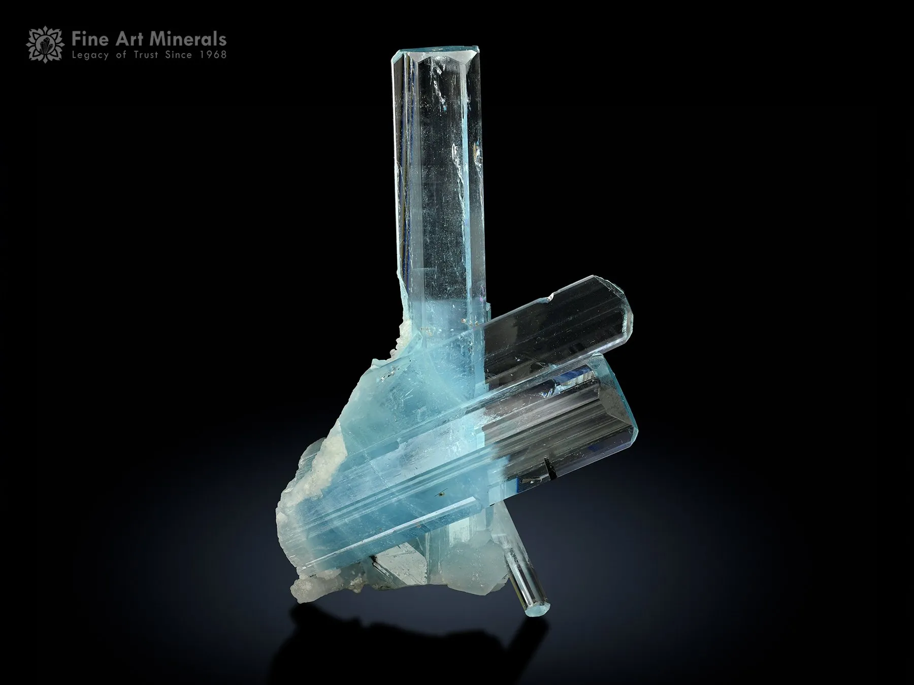 Aquamarine Crystal from Shigar Pakistan - image 1