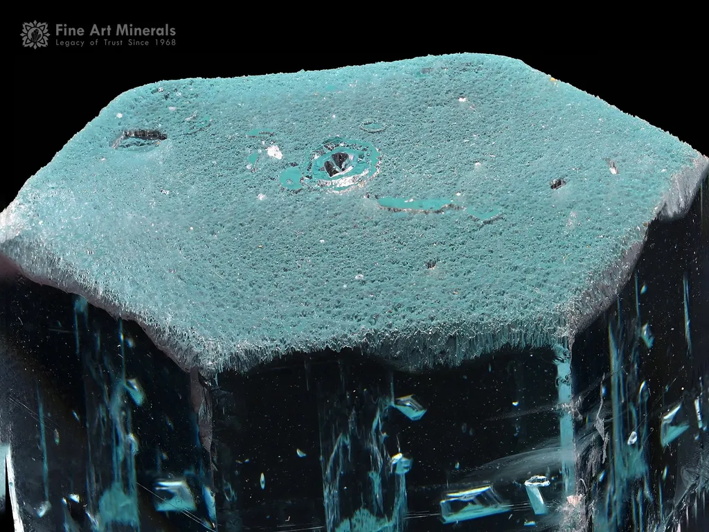 Aquamarine Crystal from Shigar Pakistan image