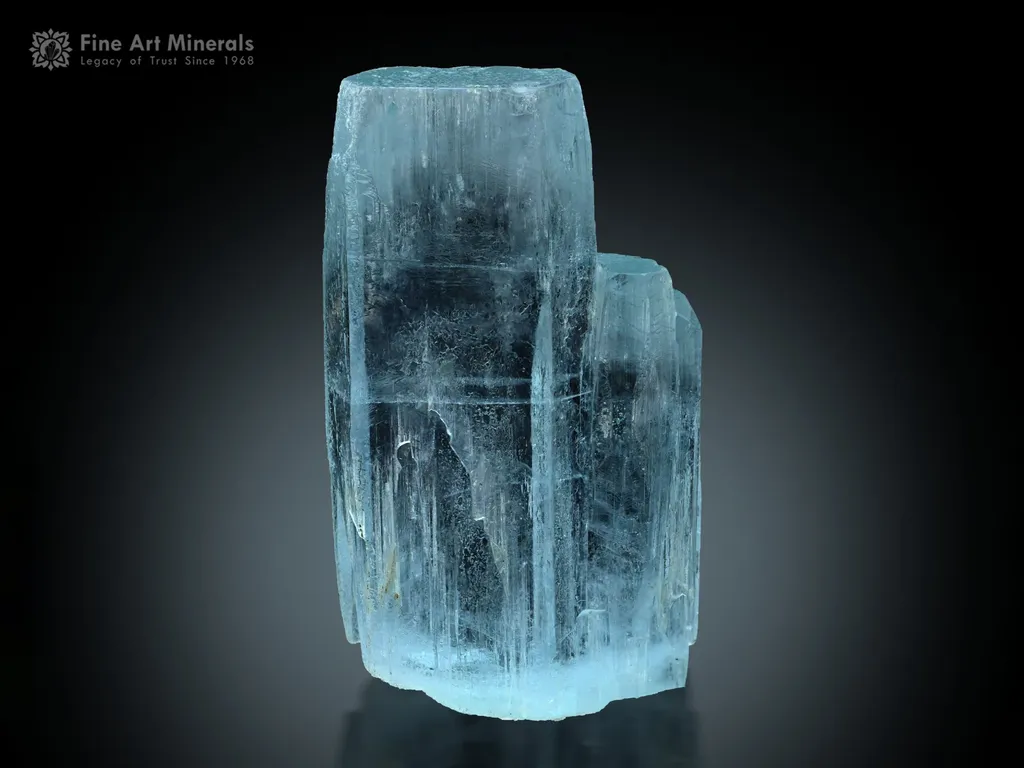 Aquamarine Crystal from Skardu Pakistan image