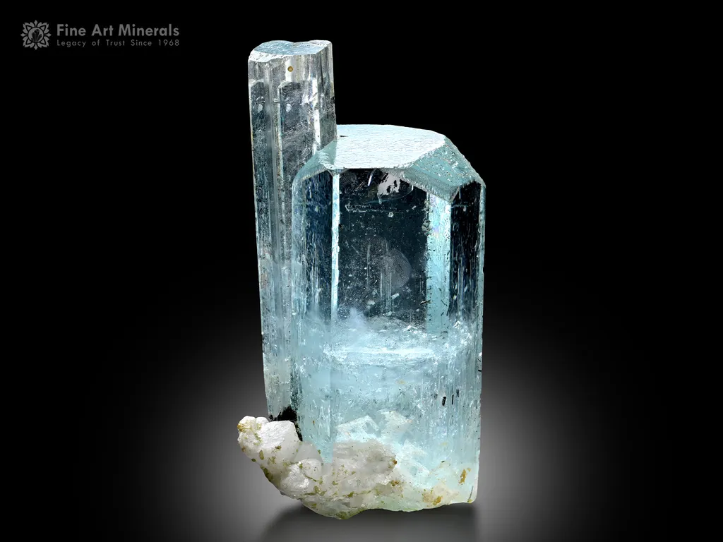 Aquamarine Crystal from Skardu Pakistan image