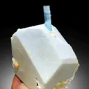 Aquamarine Crystal on Microcline Feldpsar with Quartz from Shigar valley Skardu Pakistan, 2465 g - image 2