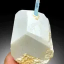 Aquamarine Crystal on Microcline Feldpsar with Quartz from Shigar valley Skardu Pakistan, 2465 g - image 3