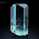 Aquamarine Crystal with Schorl from Shigar Pakistan - image 2