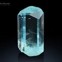 Aquamarine Crystal with Schorl from Shigar Pakistan - image 1
