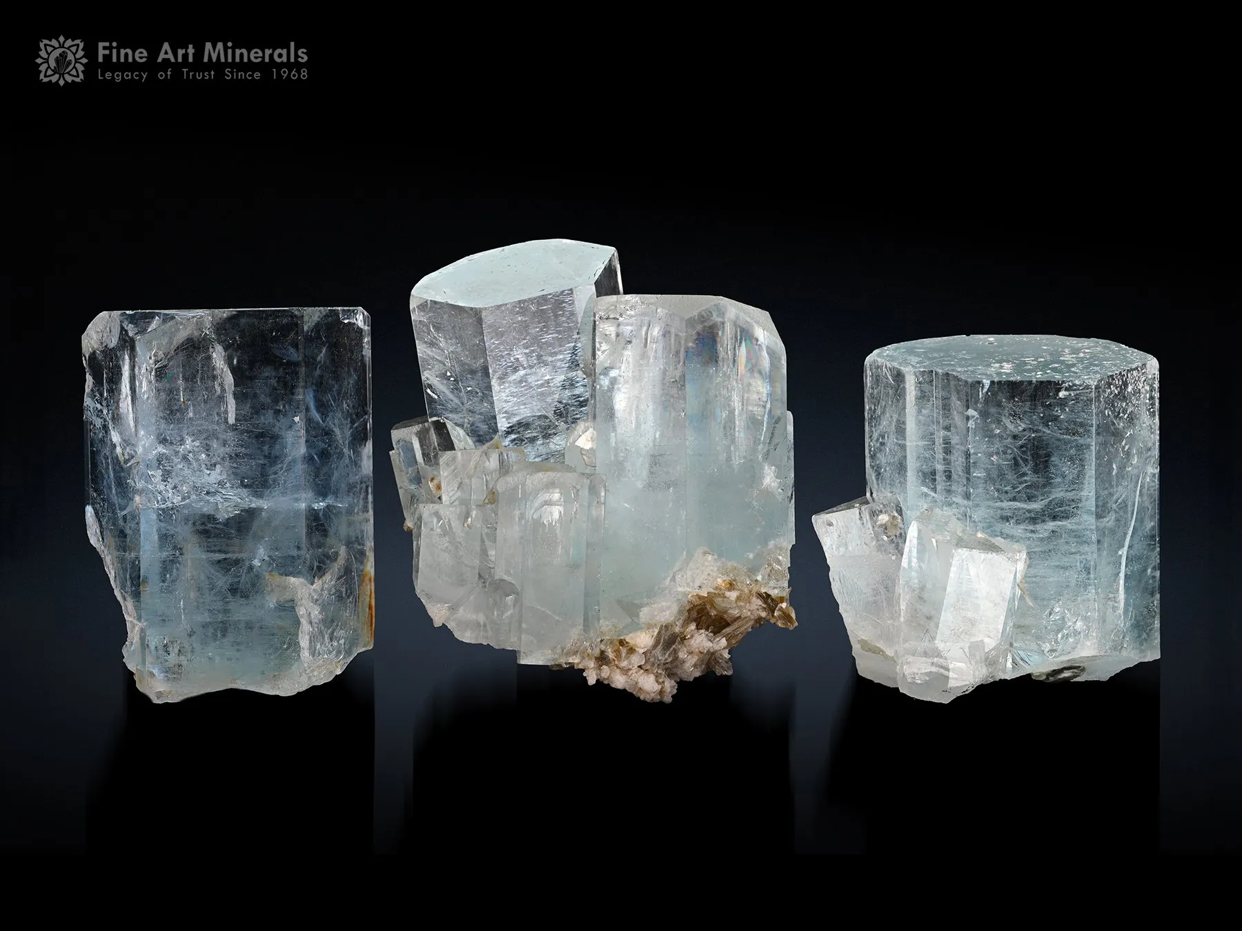 Aquamarine crystals Lot from Pakistan - image 3