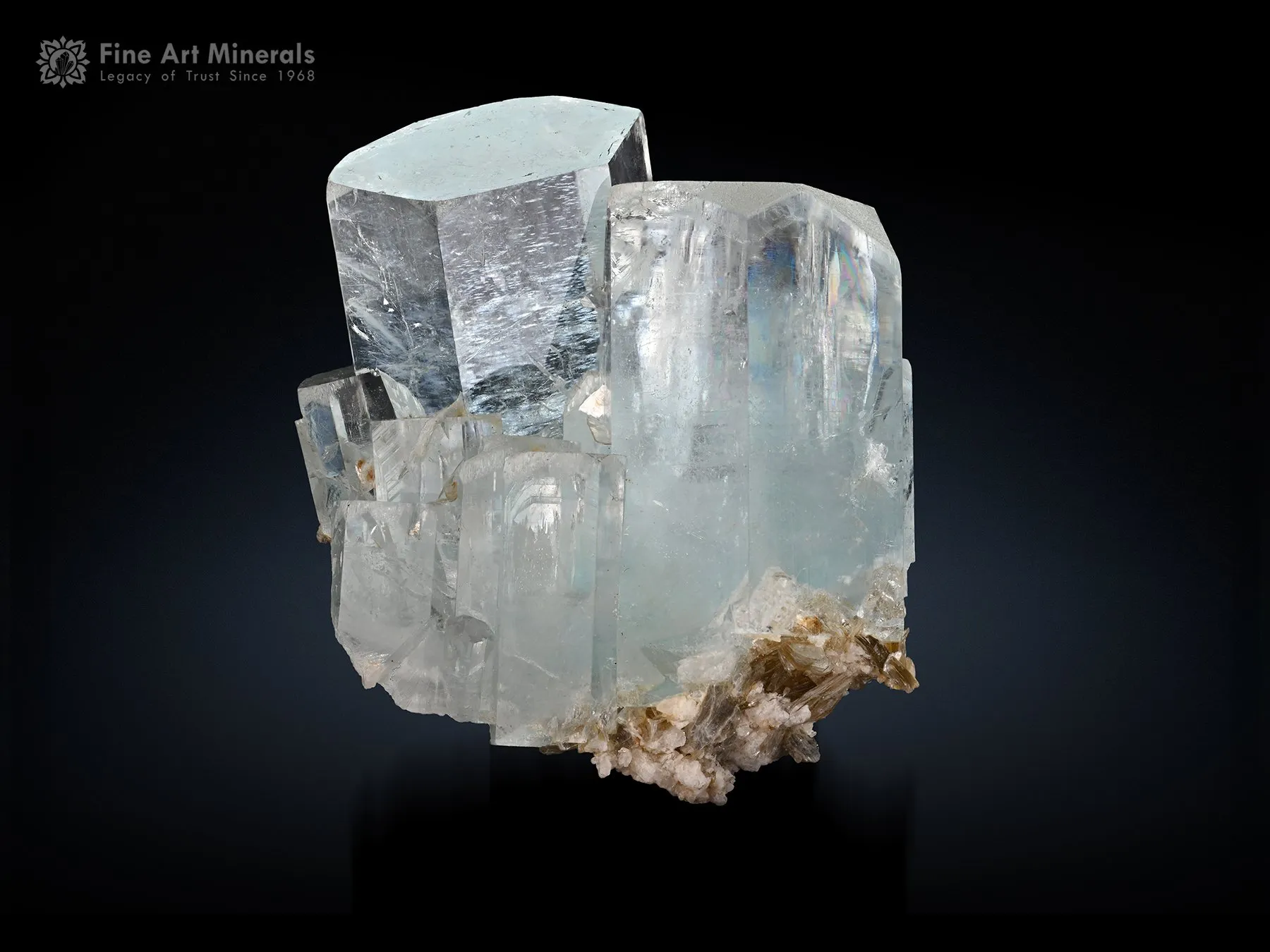 Aquamarine crystals Lot from Pakistan - image 2