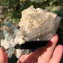 Aquamarine Crystals Naturally Grown on Matrix - image 10