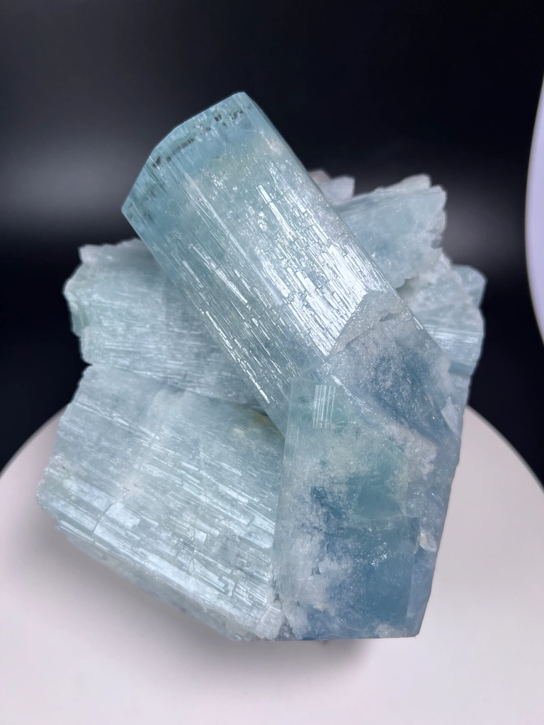 Aquamarine from Alchuri, Shigar Valley, Shigar District, Gilgit-Baltistan, Pakistan - image 4