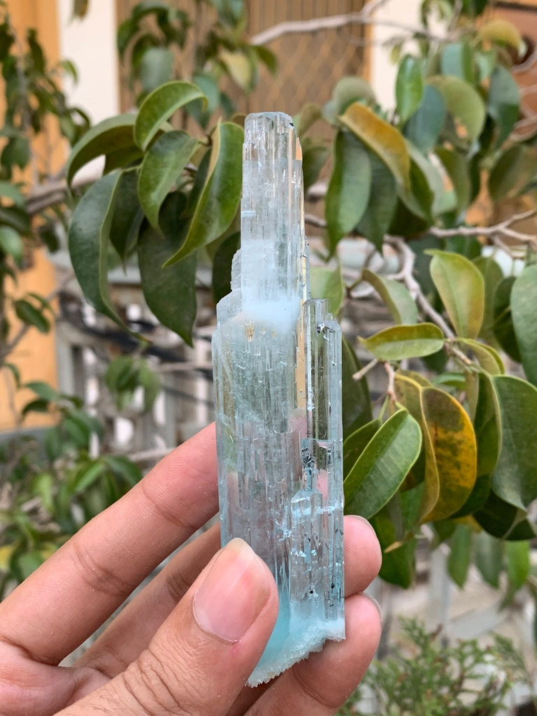 Aquamarine from Alchuri, Shigar Valley, Shigar District, Gilgit-Baltistan, Pakistan image