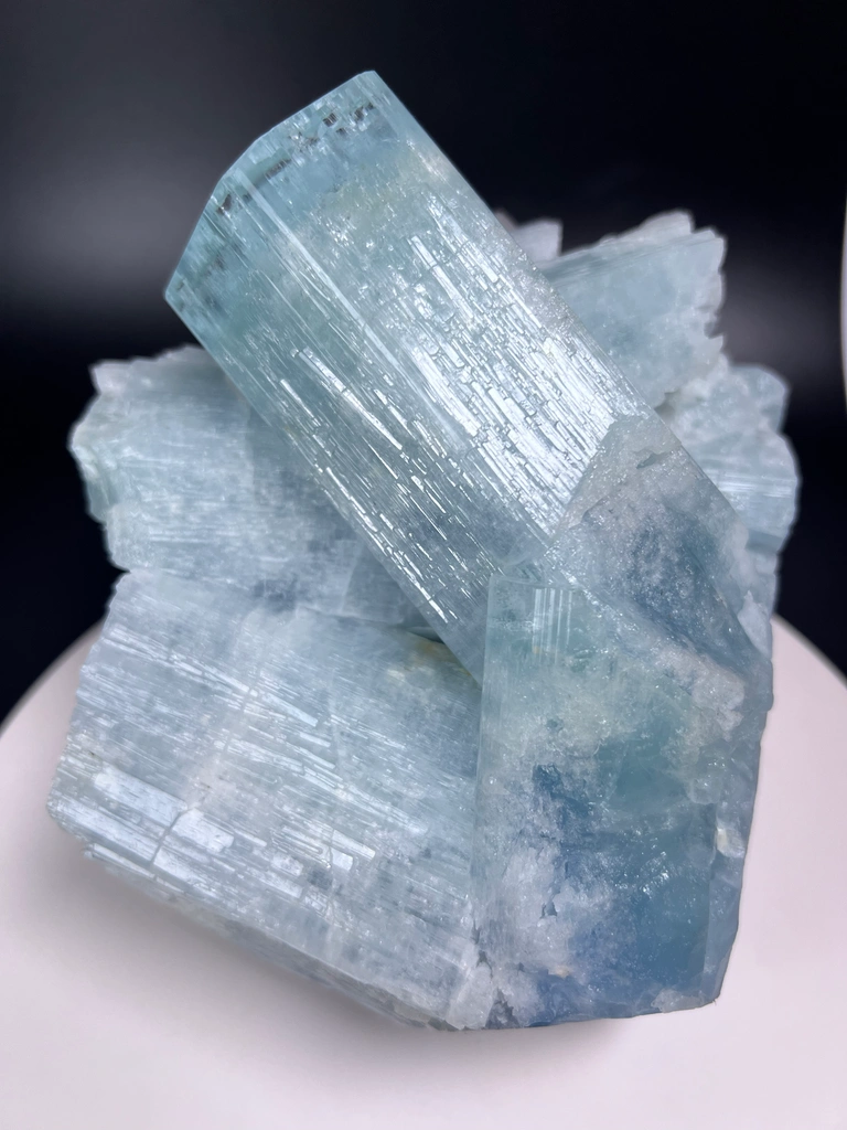 Aquamarine from Alchuri, Shigar Valley, Shigar District, Gilgit-Baltistan, Pakistan - image 2
