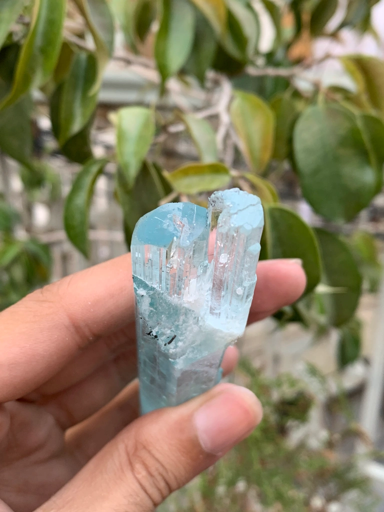 Aquamarine from Alchuri, Shigar Valley, Shigar District, Gilgit-Baltistan, Pakistan image