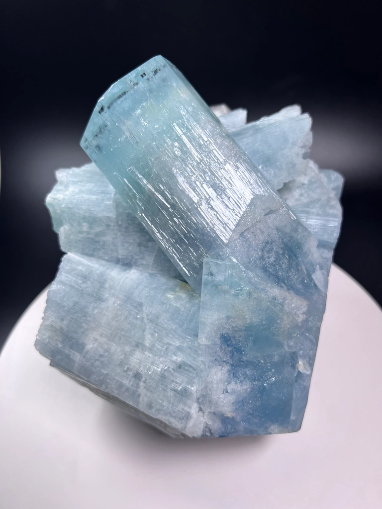 Aquamarine from Alchuri, Shigar Valley, Shigar District, Gilgit-Baltistan, Pakistan - image 3