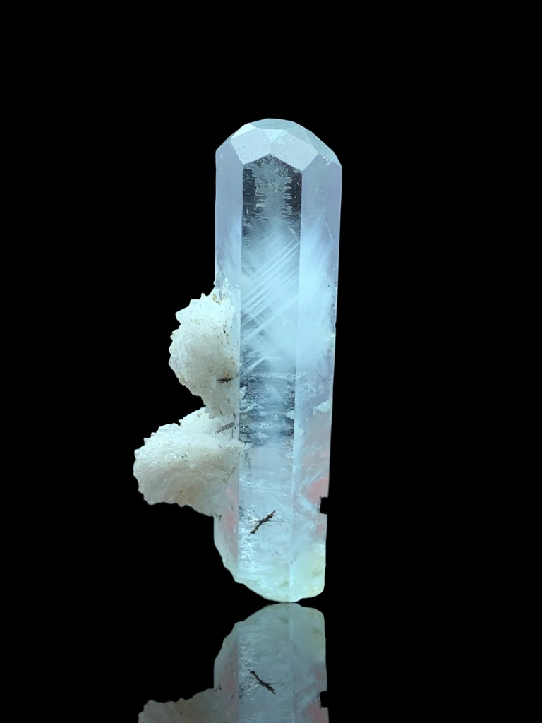 Aquamarine from Alchuri, Shigar Valley, Shigar District, Gilgit-Baltistan, Pakistan image