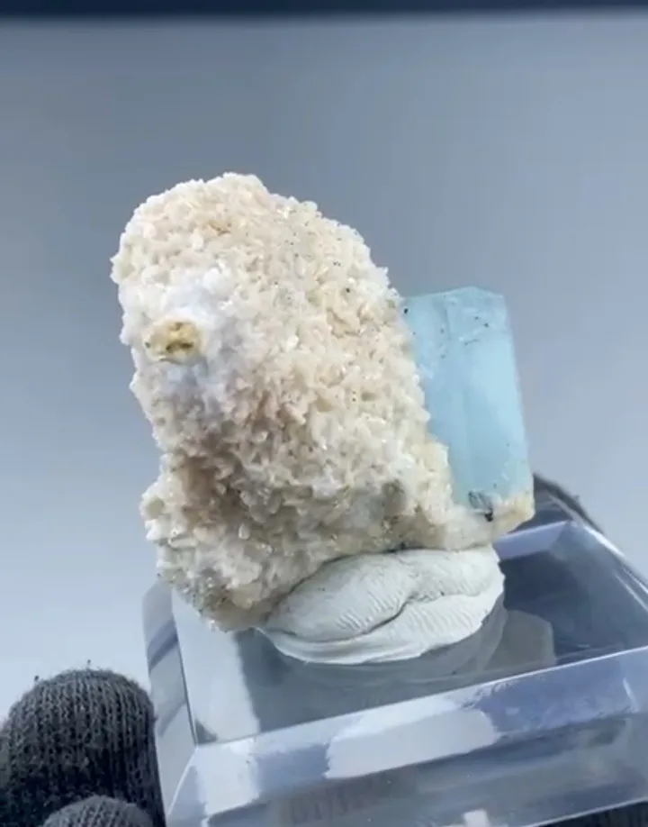 Aquamarine from Alchuri, Shigar Valley, Shigar District, Gilgit-Baltistan, Pakistan - image 5