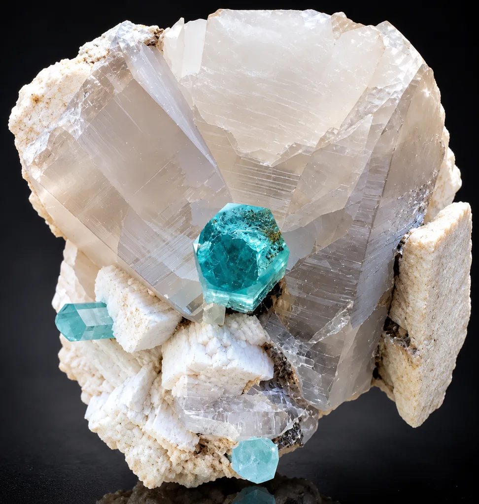 Aquamarine from Alchuri, Shigar Valley, Shigar District, Gilgit-Baltistan, Pakistan - image 2